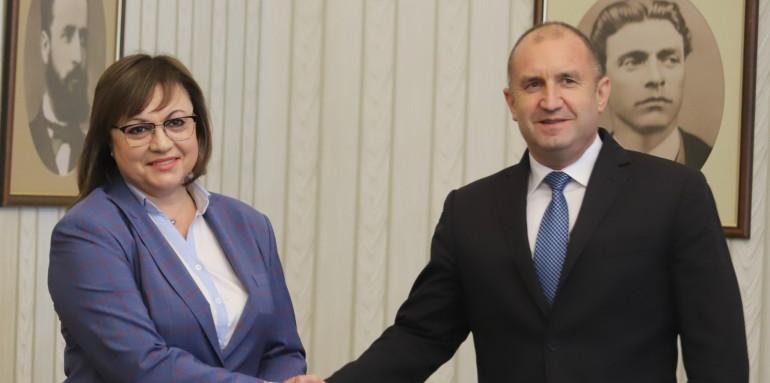 Радев поздрави Нинова за отговорния подход